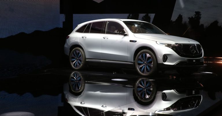 Mercedes tries to catch up to Tesla with its all-electric SUV
