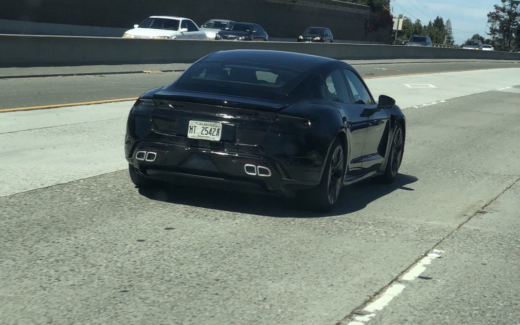 Porsche Taycan prototype makes US appearance in Mountain View, CA sighting