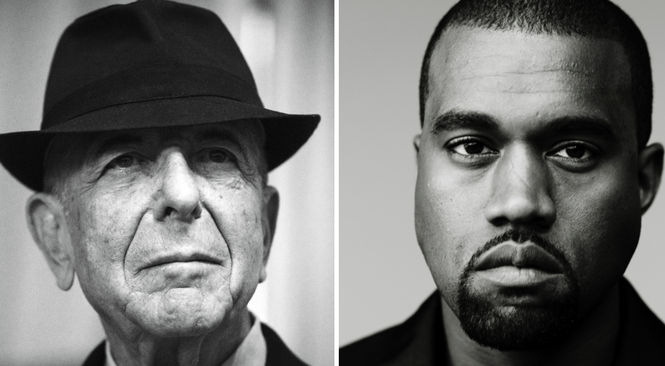 Leonard Cohen wrote a poem called “Kanye West Is Not Picasso”