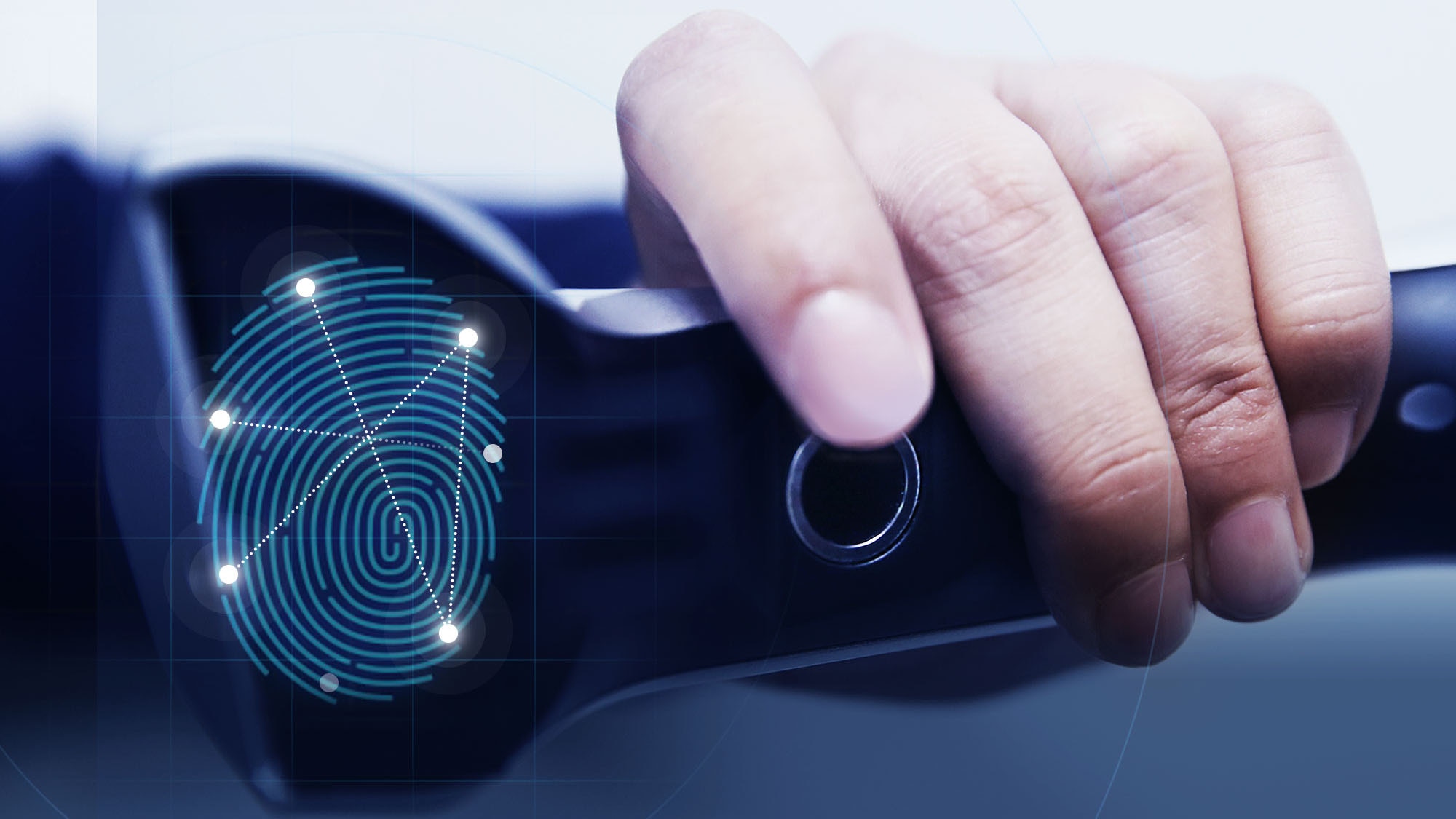 Hyundai Santa Fe Debuts Fingerprint-Recognition Technology