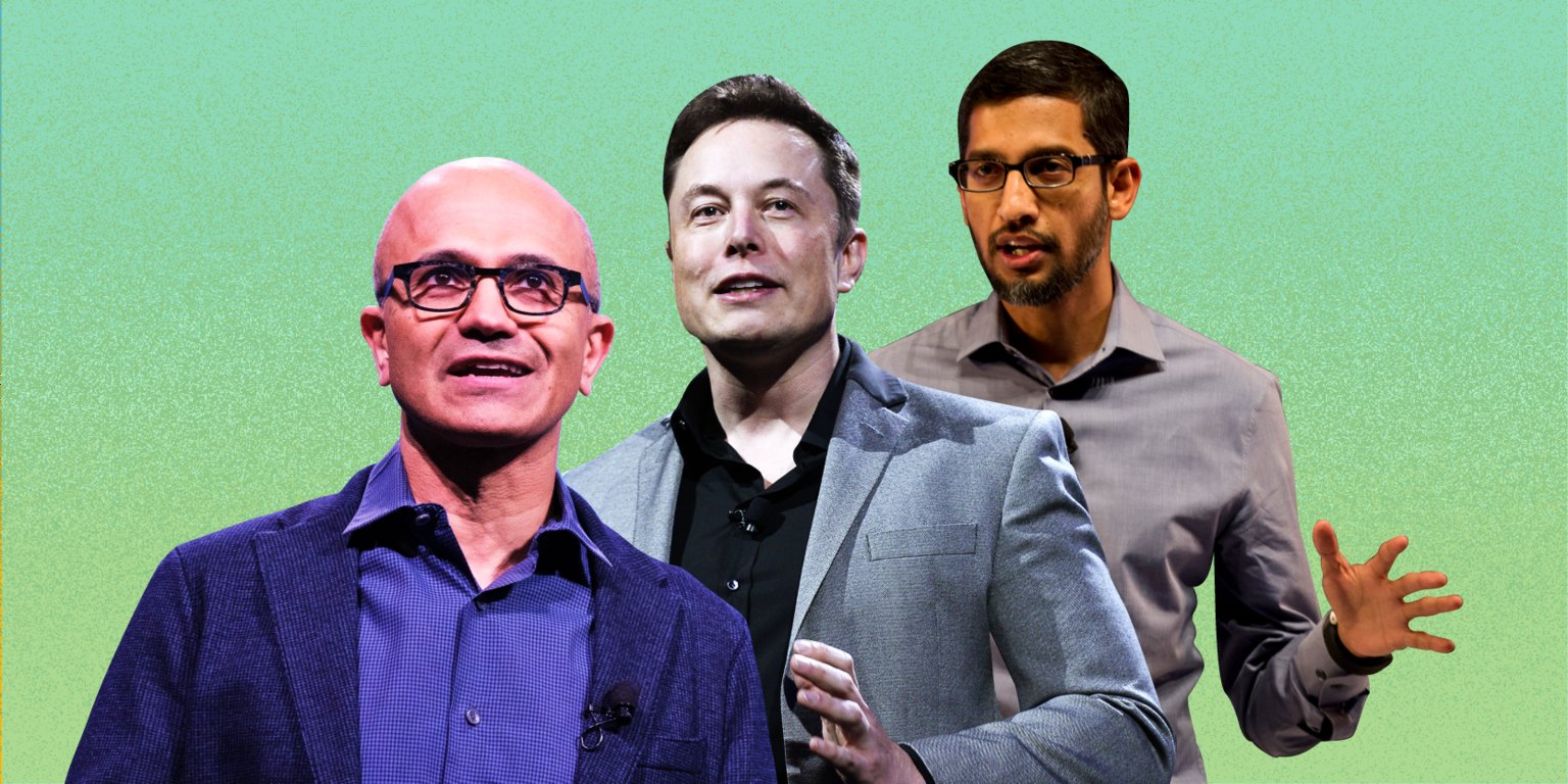 From Elon Musk to Satya Nadella: Here are the 29 top tech CEOs of 2018, according to employees