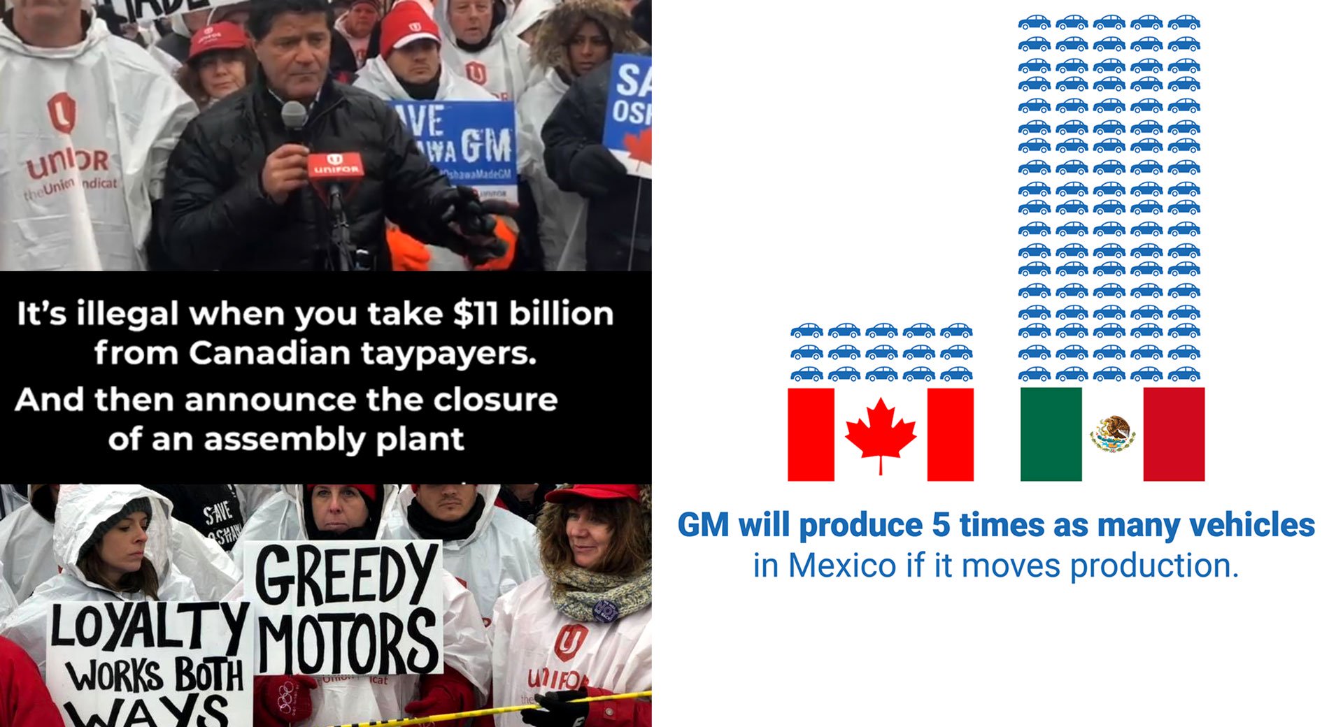 Canadian Workers Call For Boycott Of Mexico-Made Cars, To GM’s Ire