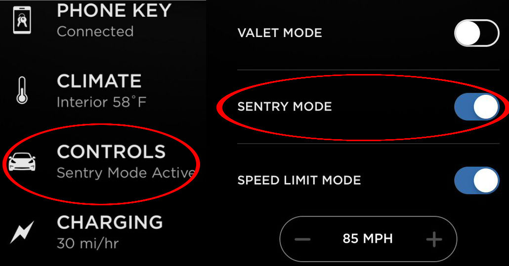 Tesla refines Sentry Mode with mobile app activation, automatic video backups