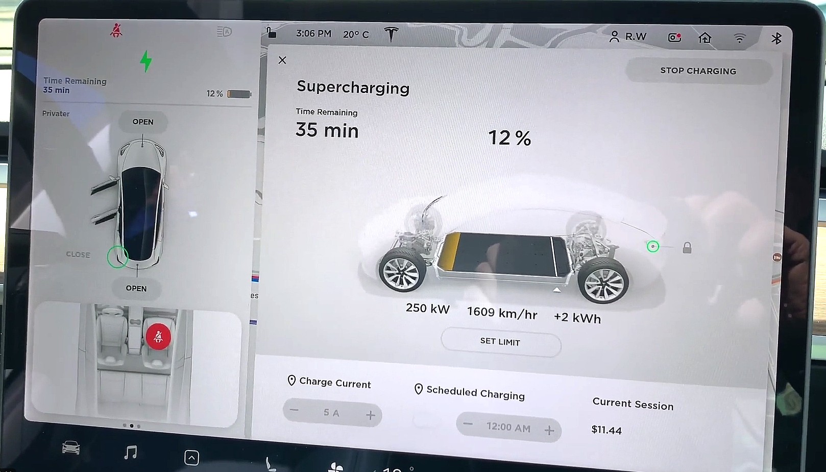 Tesla Model 3 owner shares Supercharger V3 insights after full charging session