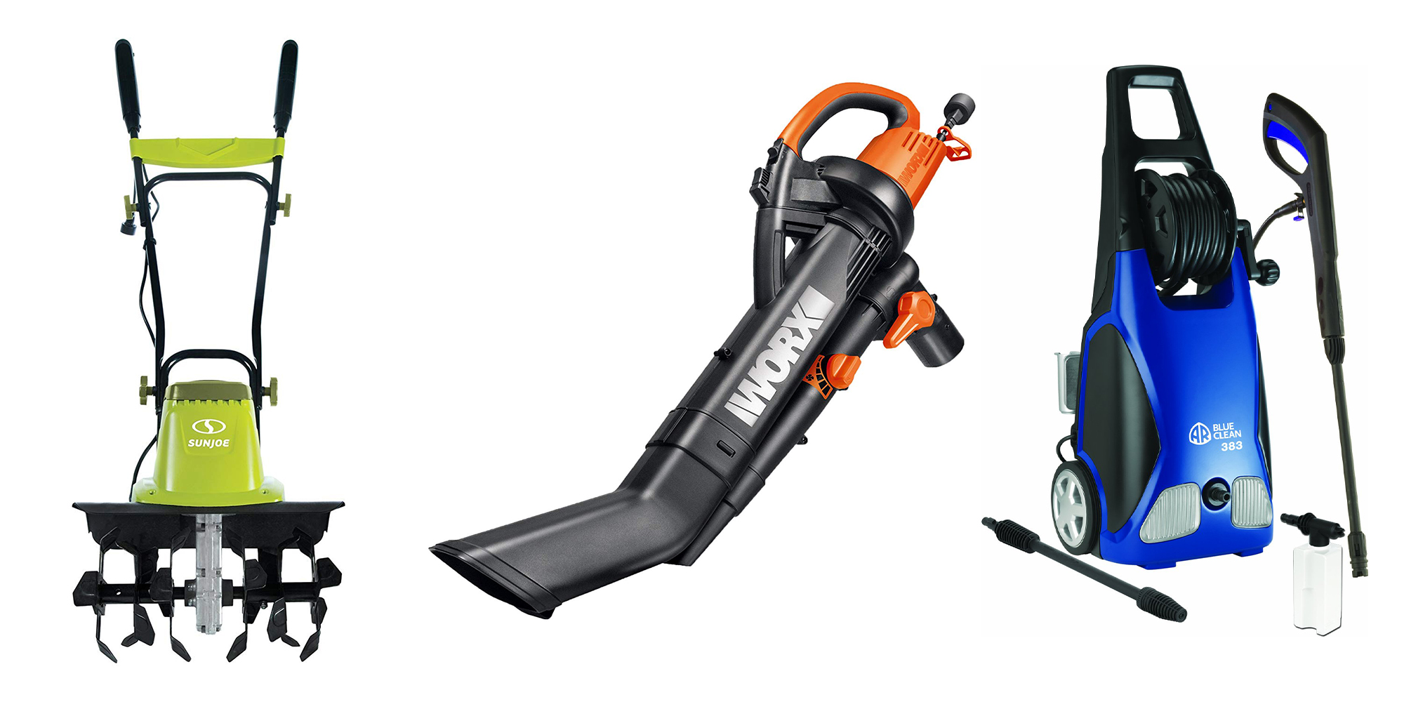 Save on electric outdoor tools in today’s Green Deals: Sun Joe tillers, WORX blowers, more