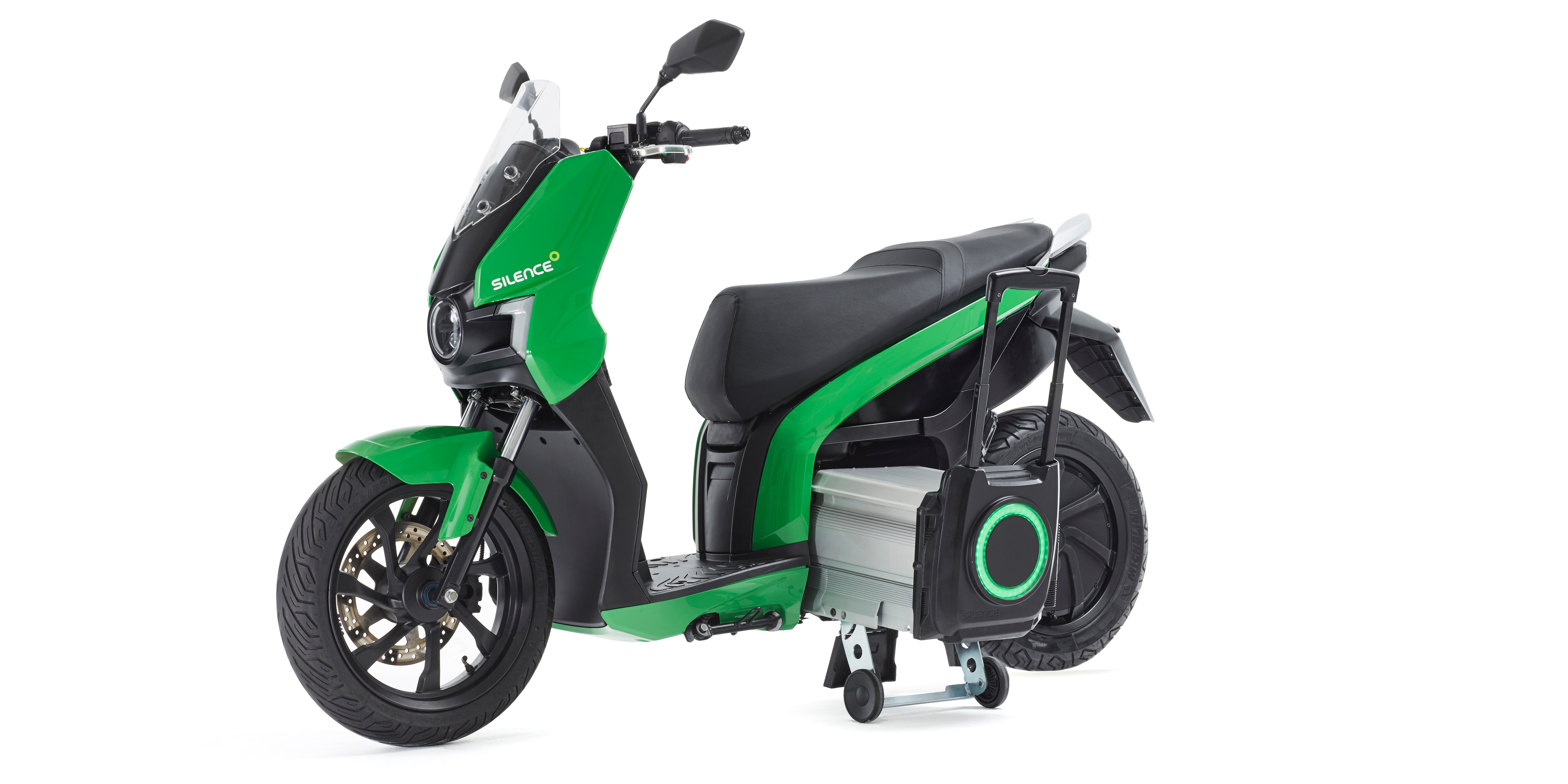 Silence’s 100 km/h electric scooters with removable wheeled batteries are expanding across Europe