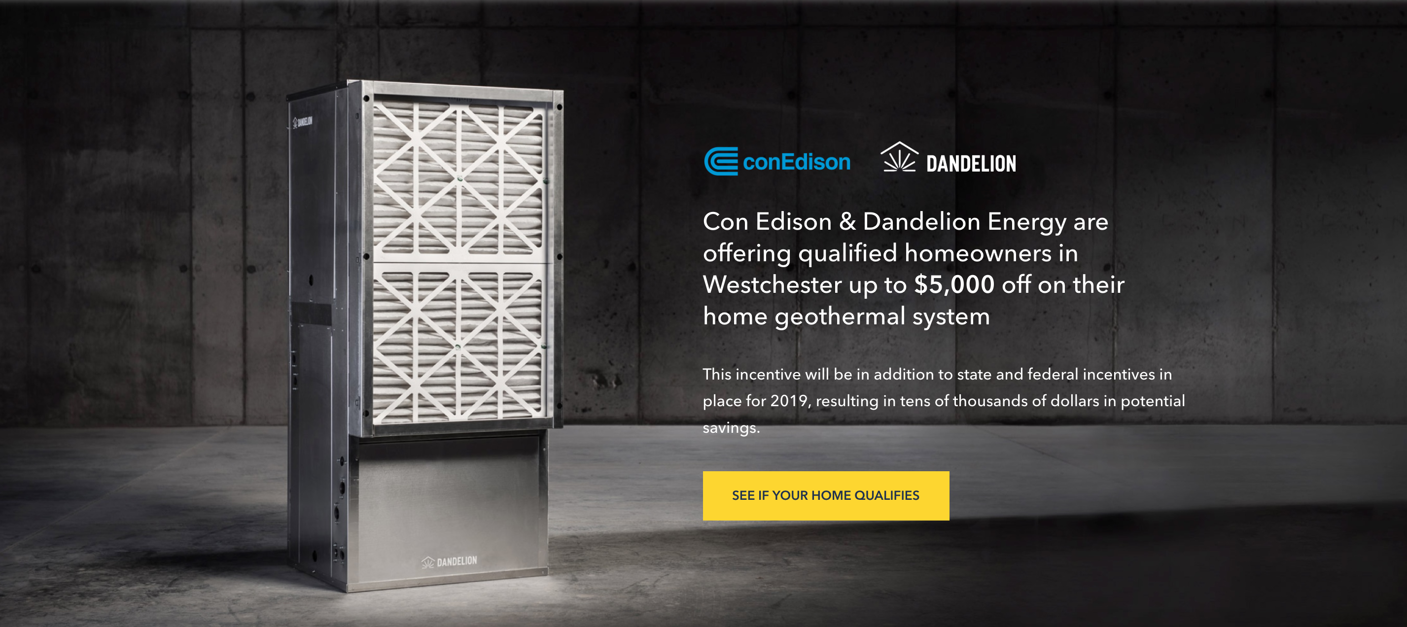ConEd & Dandelion offer $5K credit on geothermal following natural gas moratorium in Westchester