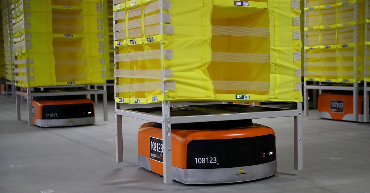 Amazon says fully automated shipping warehouses are at least a decade away