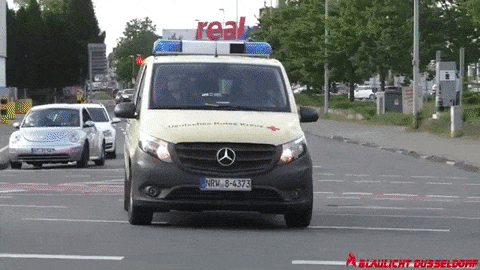 BMW Driver Smashes Into Emergency Vehicle In Germany