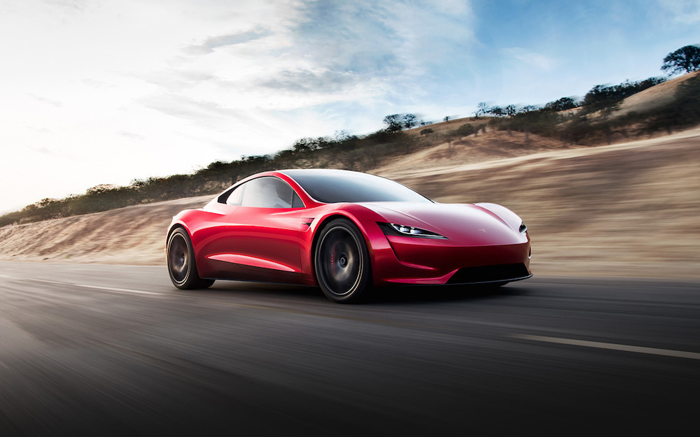 Elon Musk: Next-gen Roadster will have thrusters hidden behind the license plate