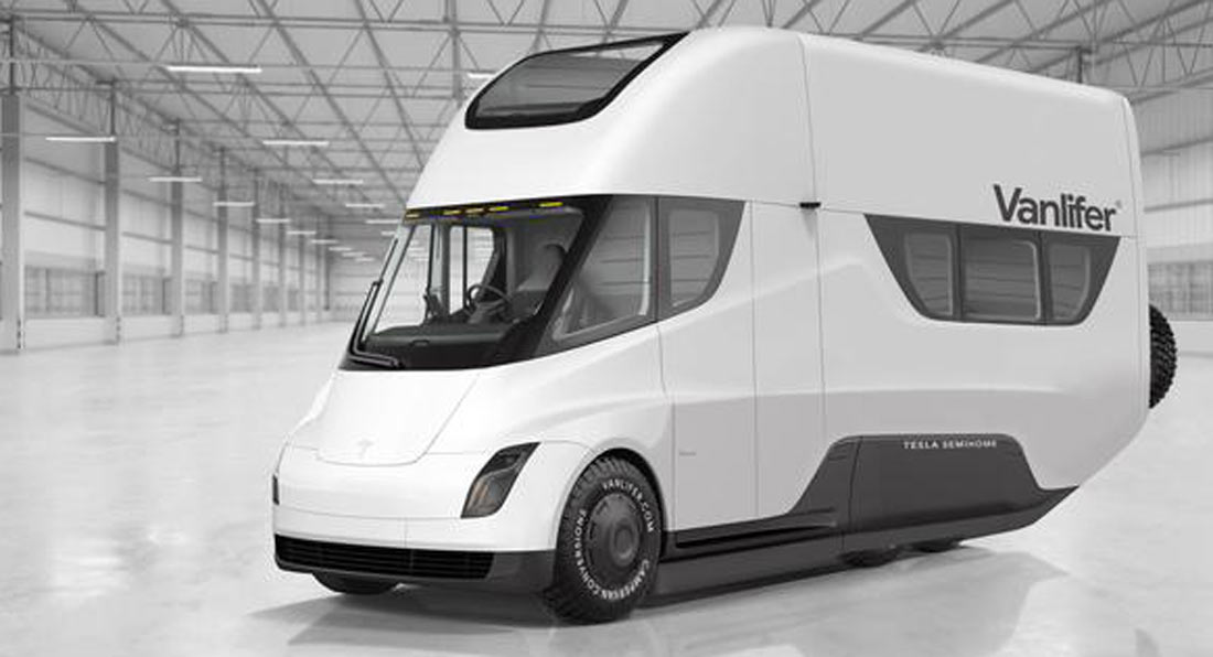 The Tesla Semi Would Make A Very Spacious, And “Green”, Motorhome