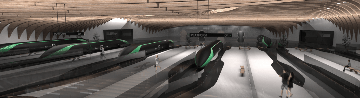 Ecco come saranno le stazioni del futuro di Hyperloop
