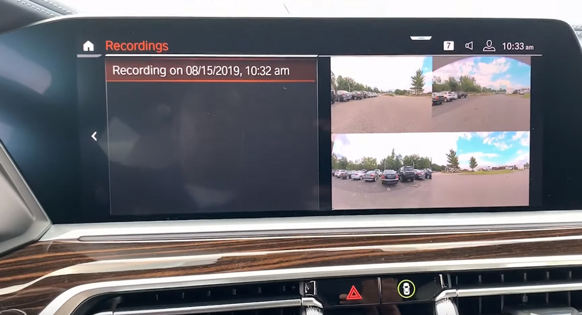 BMW Drive Recorder Turns Surround-View Cameras Into Dashcams