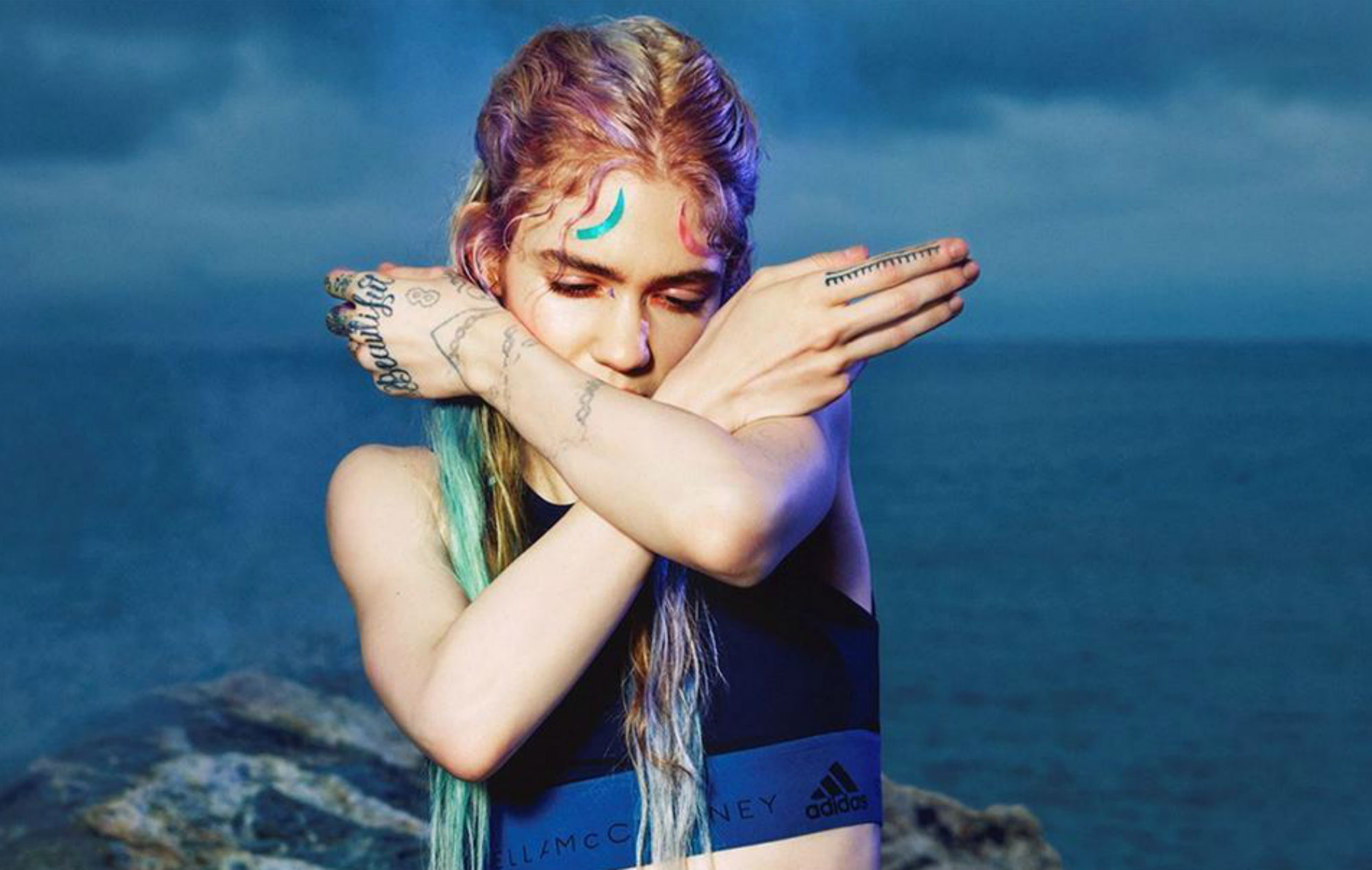 Grimes creates ‘WarNymph’ social media profiles for her unborn baby
