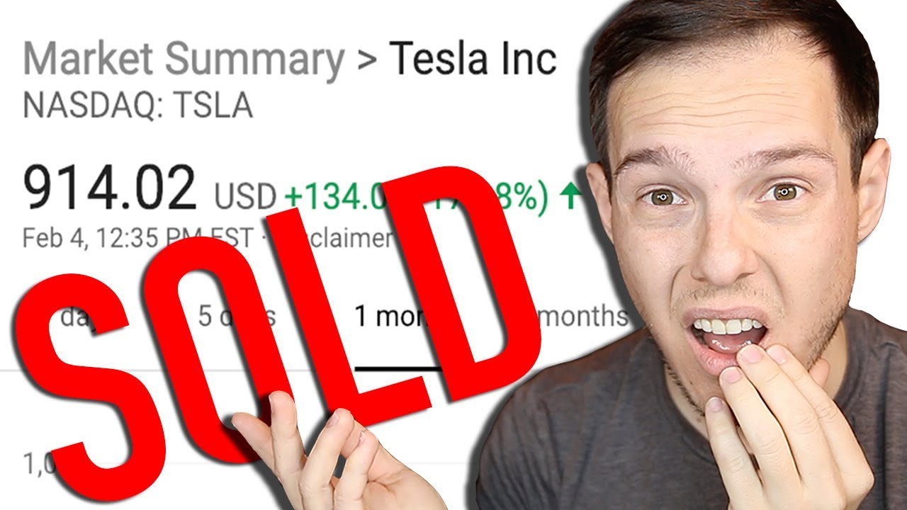 Why I Sold My Tesla Stock …