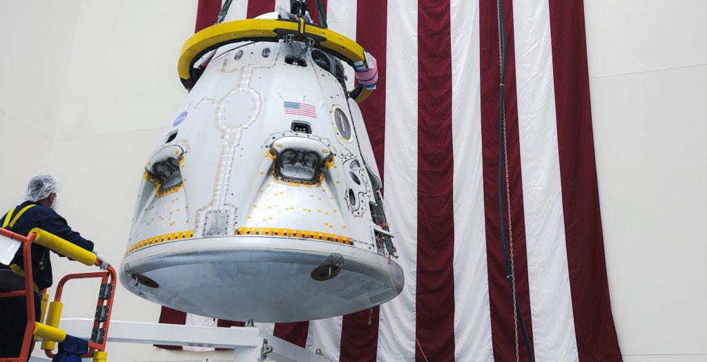 SpaceX Crew Dragon spacecraft shown off in photo ahead of next launch