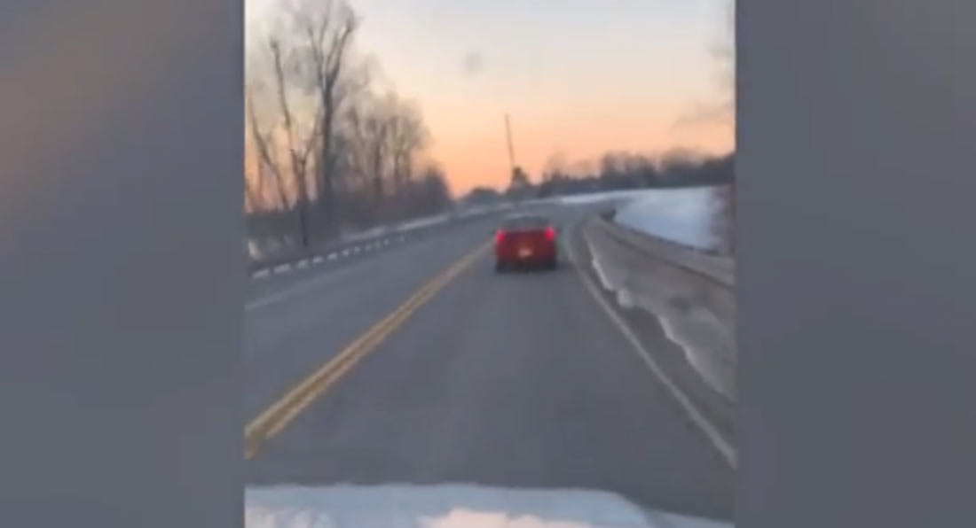 Watch Maine Driver Refuse To Pull Over For An Ambulance