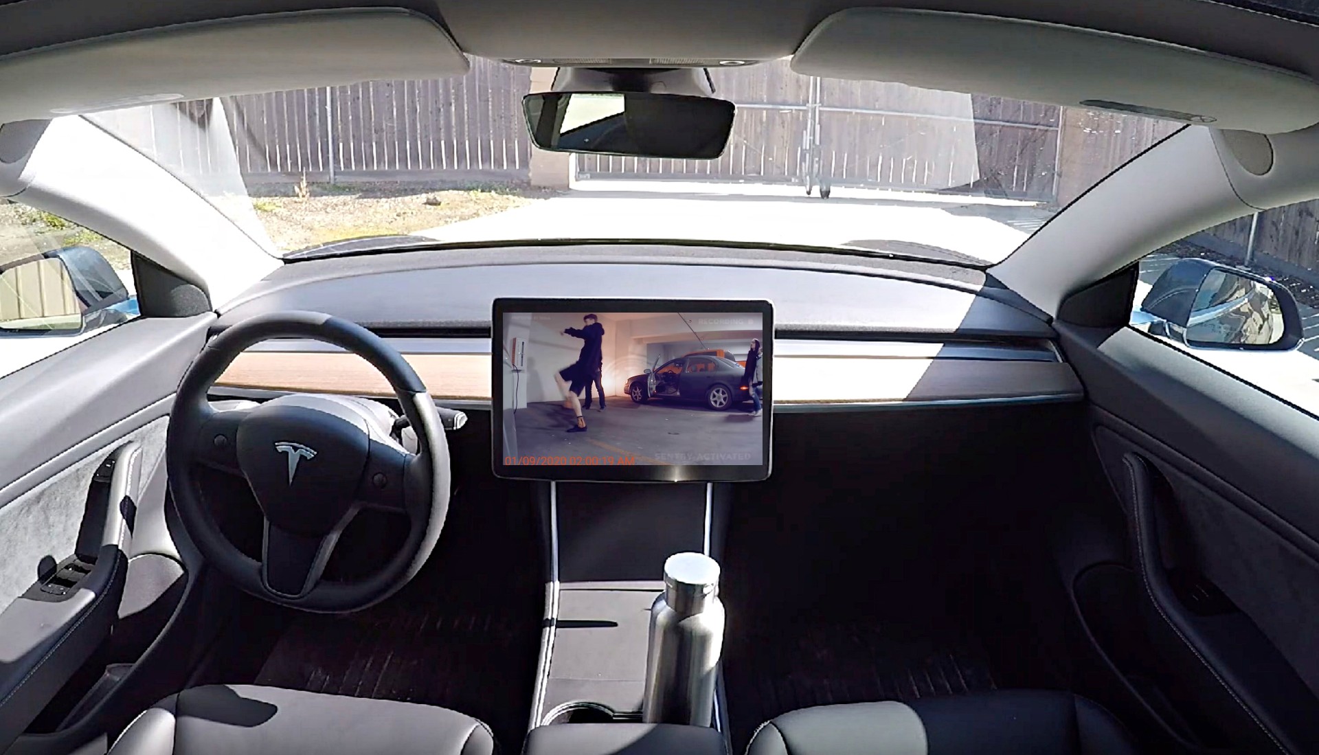 Tesla adds in-car Dashcam and Sentry Mode viewer for easier video playback access