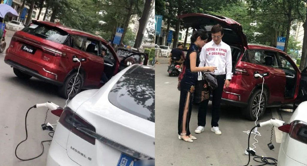 Damsel In Distress: BYD Comes To The Rescue Of A Tesla That Ran Out Of Electric Juice