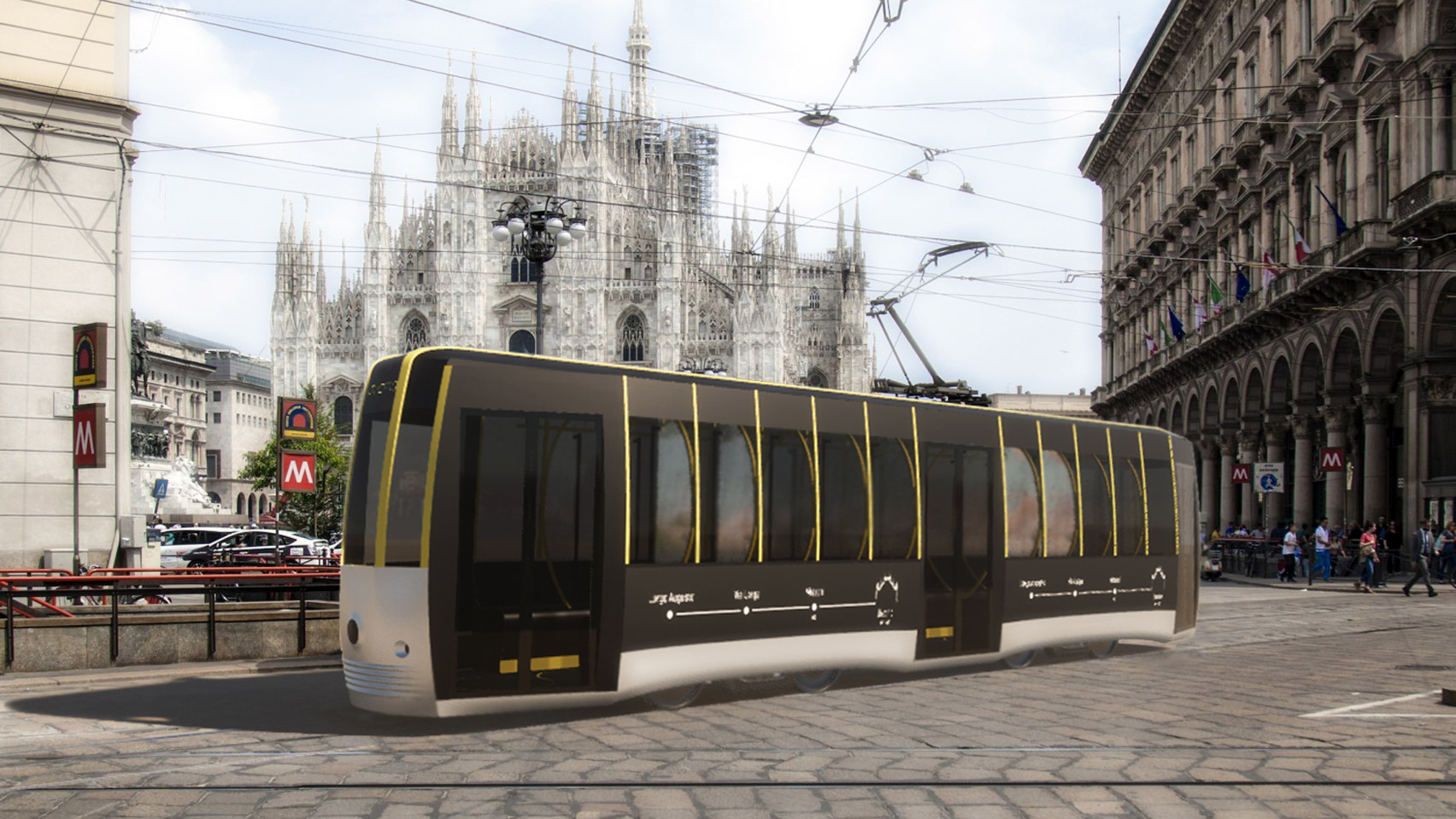 Arturo Tedeschi redesigns historic Milan tram for a post-Covid world