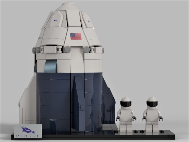 SpaceX fan creates LEGO Crew Dragon spacecraft, and it’s pretty awesome