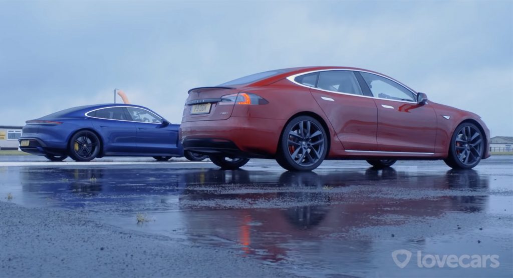 Tesla Model S P90D Vies With Porsche Taycan Turbo For Electric Saloon Supremacy