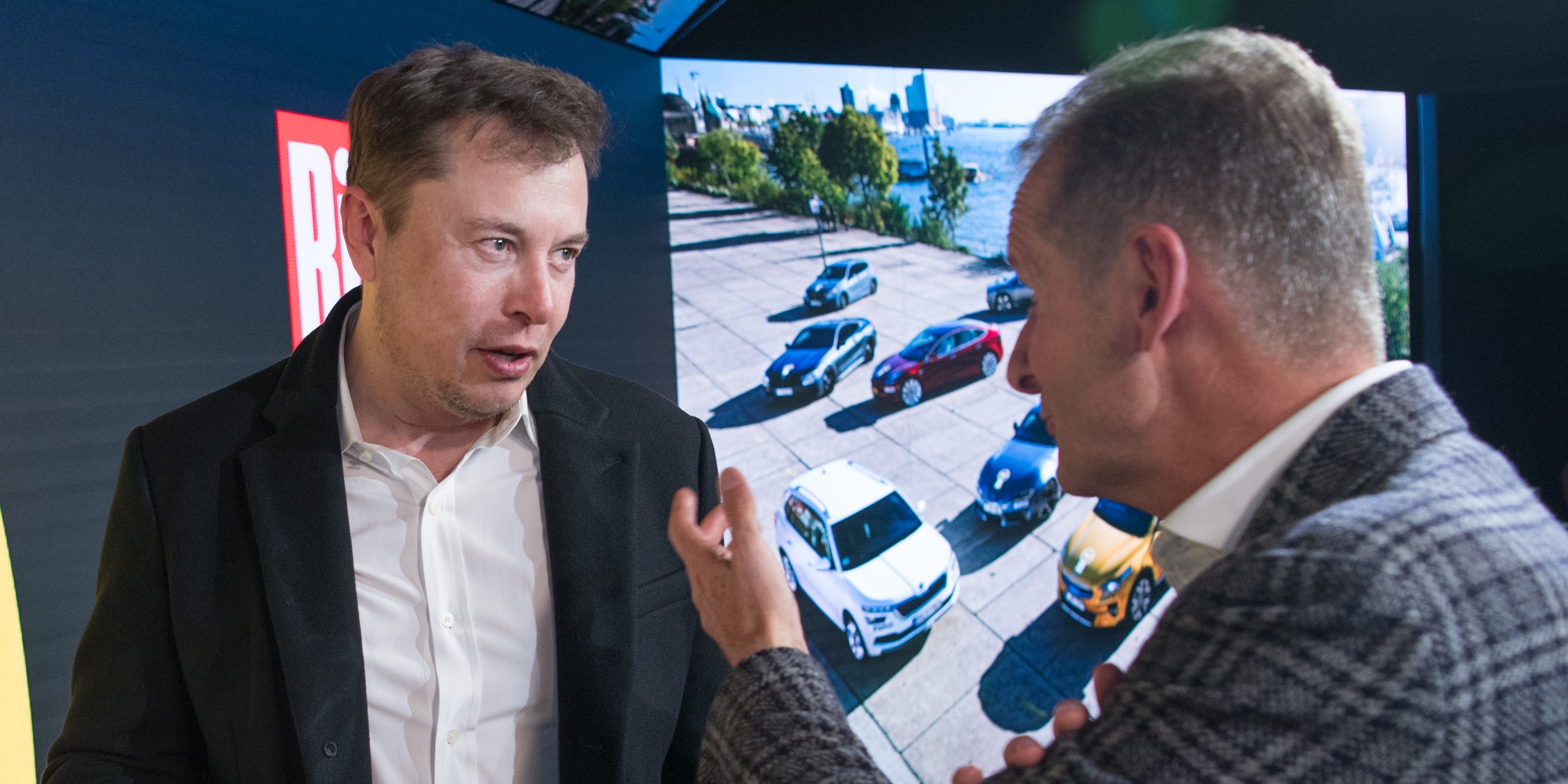 Elon Musk met with Volkswagen’s CEO while in Germany and test-drove its competing electric models
