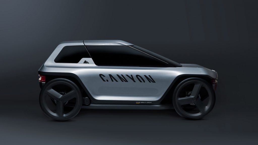 Canyon unveils “revolutionary” pedal-powered concept vehicle