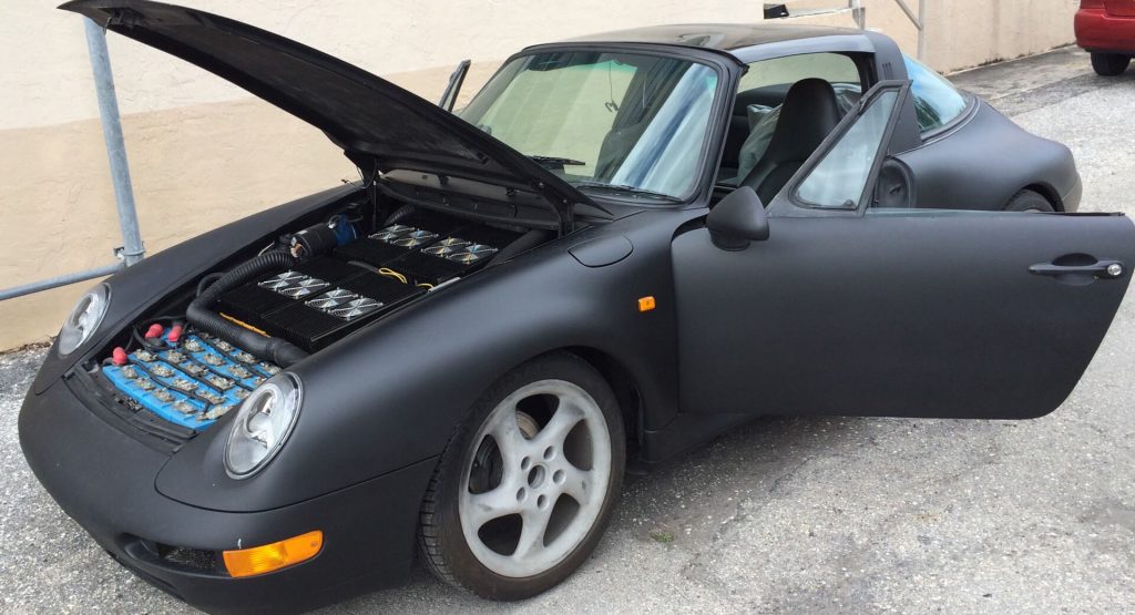 Purists, Looks Away: Electric Porsche 911 Combines 1975 Targa Frame With 993 Carrera Body