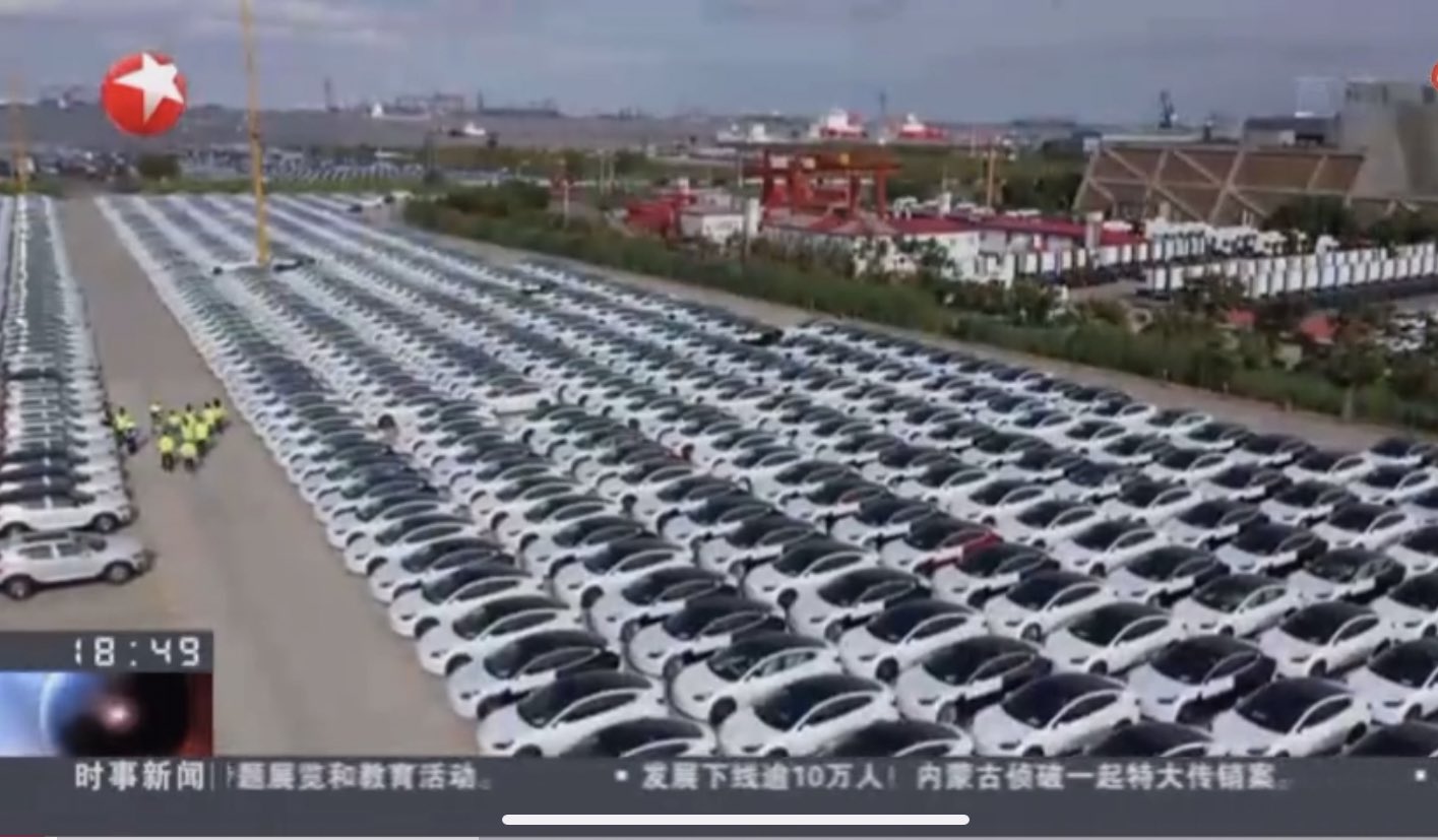 Tesla Model 3 produced in Giga Shanghai are heading to Europe next week