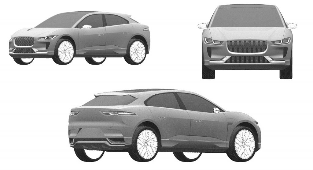 Jaguar I-Pace Facelift Gets An Early Reveal Thanks To The Patent Office
