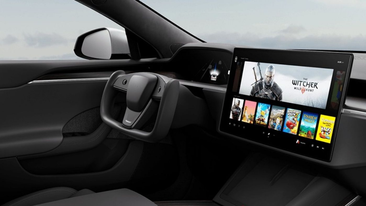 Tesla’s New Cars Can Run The Witcher 3 on Their 10-Teraflop Gaming Rigs