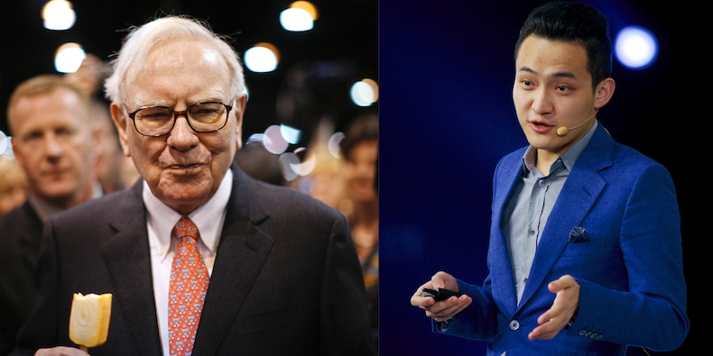 Crypto boss Justin Sun is down $8 million on his GameStop bet – and reveals he told Warren Buffett to invest in Tesla and bitcoin