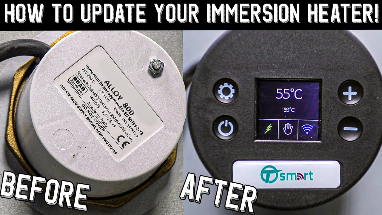 HOW TO UPDATE TO SMART IMMERSION HEATER – Tesla T-Smart Review