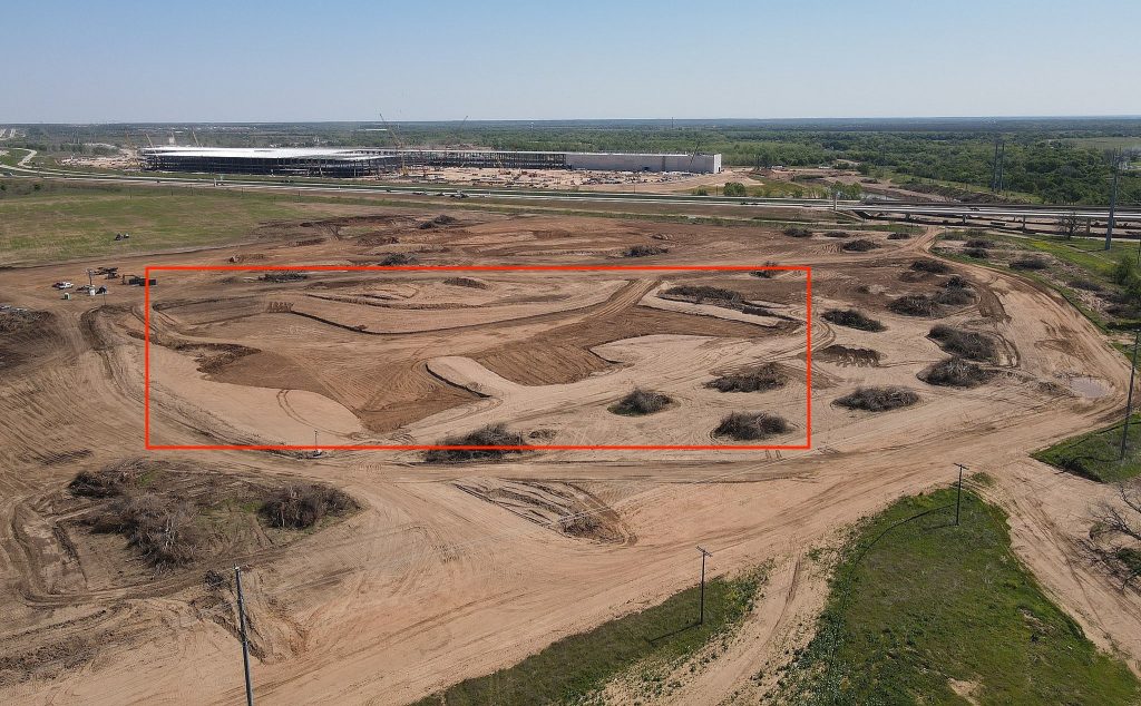 Tesla seemingly does the most Elon Musk thing ever by drawing a giant “doge” in the Giga Texas site