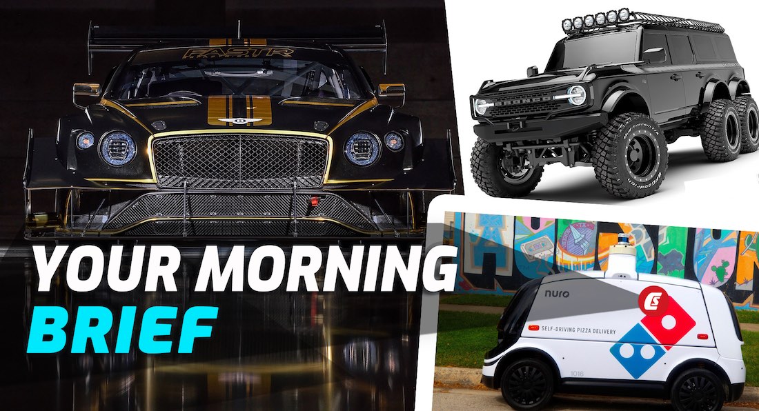 Ford Bronco 6X6, BMW M4 CSL, VW’s 302 HP ID.4 GTX, Hyundai Pony Retro EV, Domino’s Delivery Robot: Your Morning Brief
