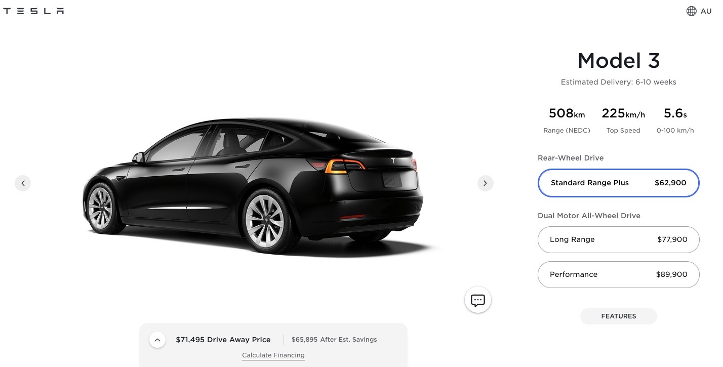Tesla drops Model 3’s price in Australia with help from Giga Shanghai exports