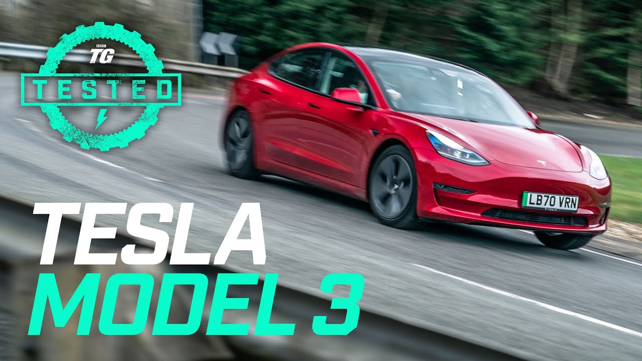 Tesla Model 3 2021 Review: 0-60mph, ride, handling, user guide & Tesla Autopilot | Top Gear Tested