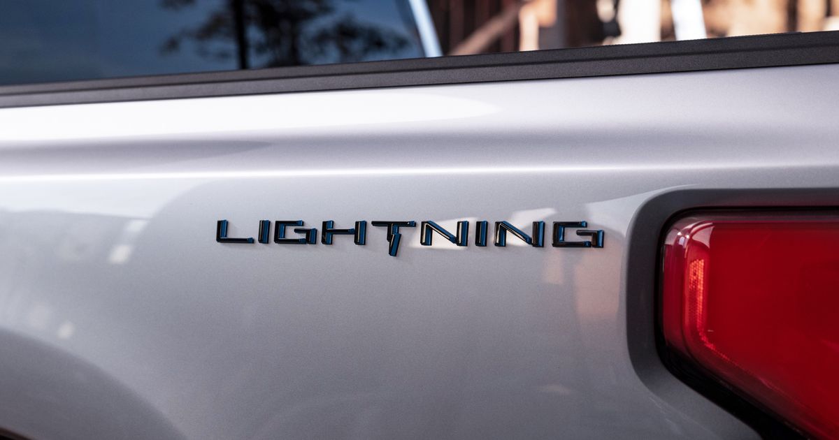Ford reveals name of its first electric pickup truck