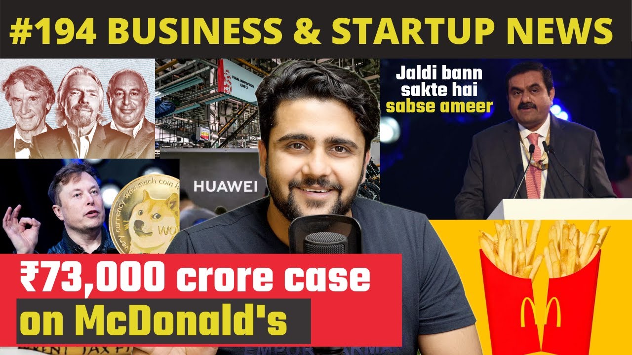 ₹73,000 crore case on McDonald’s,Bangladesh overtakes India,Facebook, Amazon ,Zomato Business News