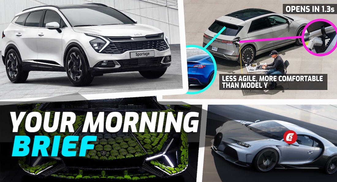 2022 Kia Sportage, Bugatti Chiron Super Sport, Tesla Cancels Plaid+, 5 Weird Ioniq 5 Facts, HKS Supercharges Toyota GR 86: Your Morning Brief