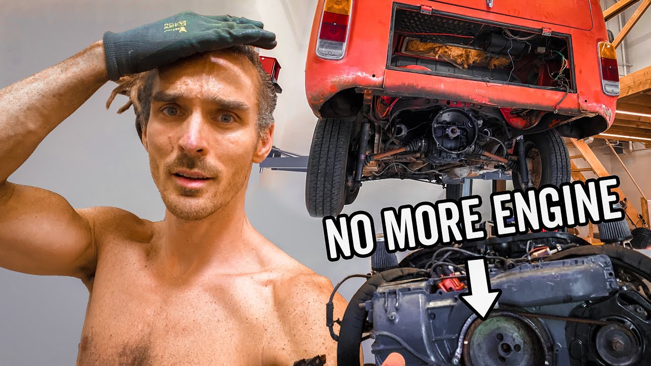 I Removed My Engine, There’s No Turning Back! – Electric Camper Build Ep 2