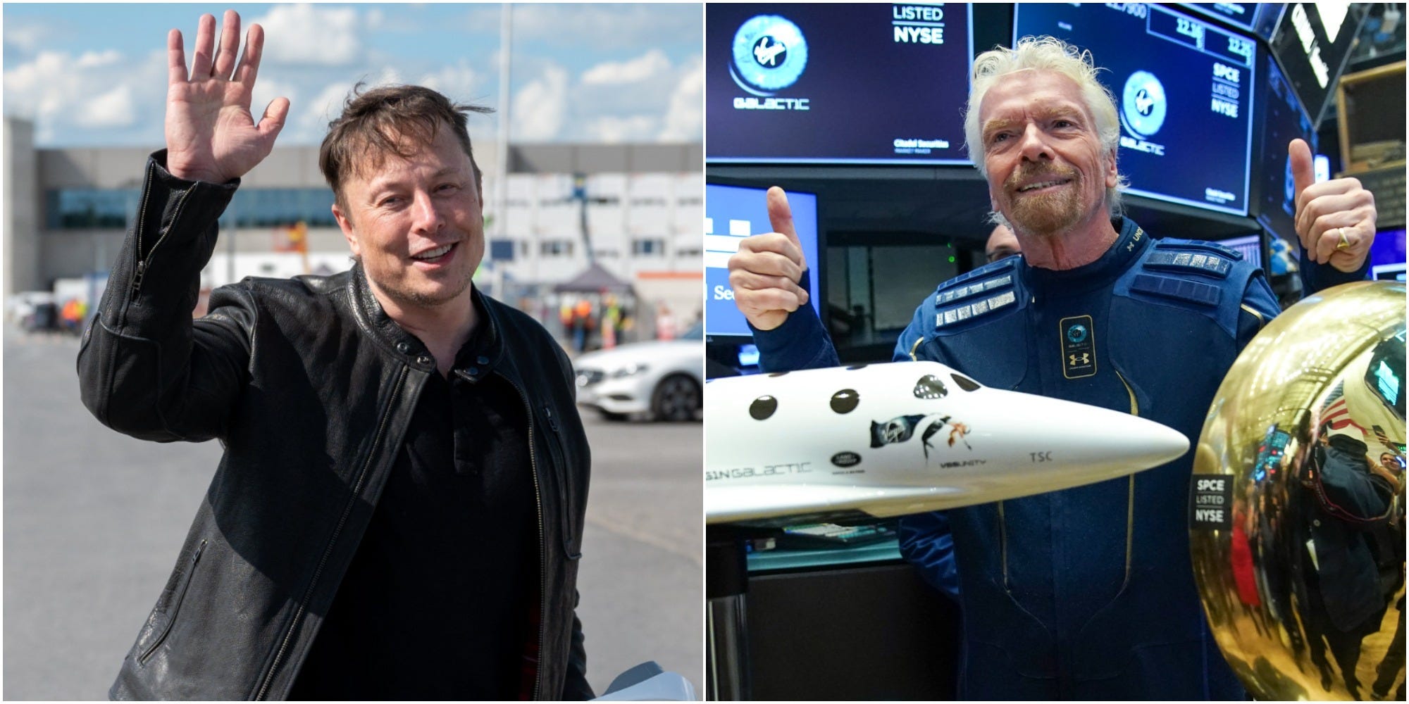 Elon Musk wishes Richard Branson well ahead of his space flight, implies he will be there to watch the Virgin Galactic launch