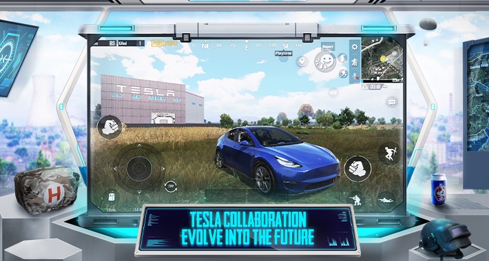 Tesla appears in popular battle royale video game, Semi, Model Y make gaming debuts
