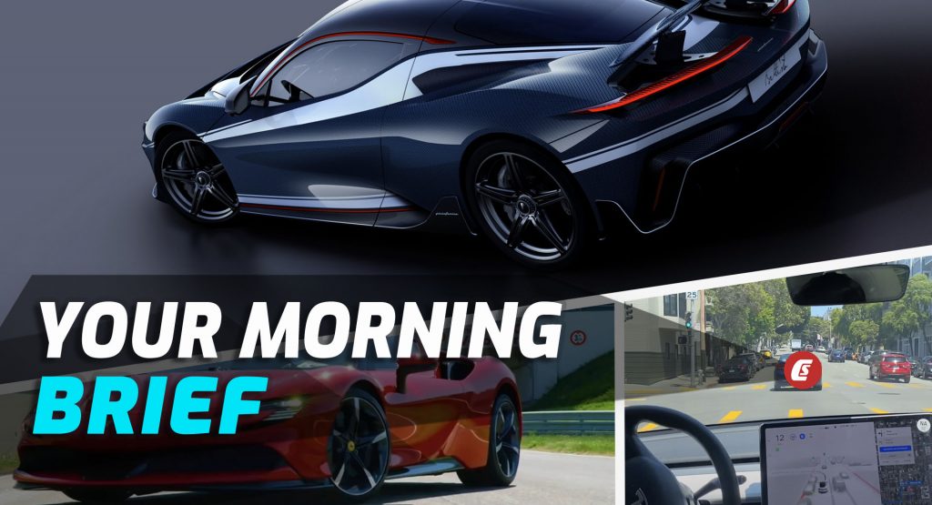 New Bespoke Pininfarina Revealed, Ferrari SF90 Breaks Another Record, Tesla Safety Concerns, And Bezos Back From Space: Your Morning Brief