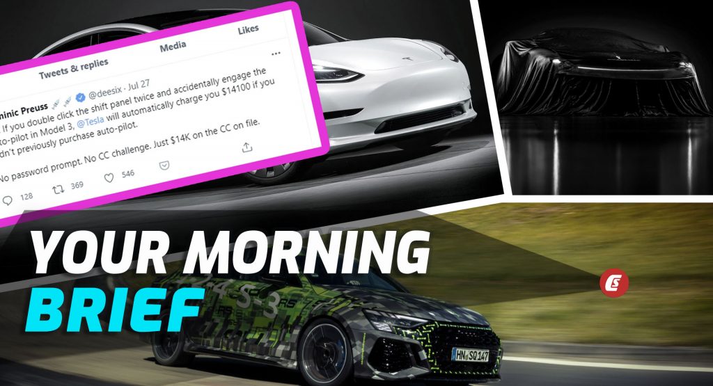 Tesla Charges Owner $14,100 For Pressing The Wrong Button, Audi RS 3 Sets New ‘Ring Record, And Pininfarina Battista To Debut At Pebble Beach