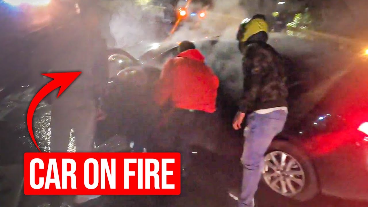 MAN RESCUED FROM BURNING CAR | BEST OF THE WEEK 2021