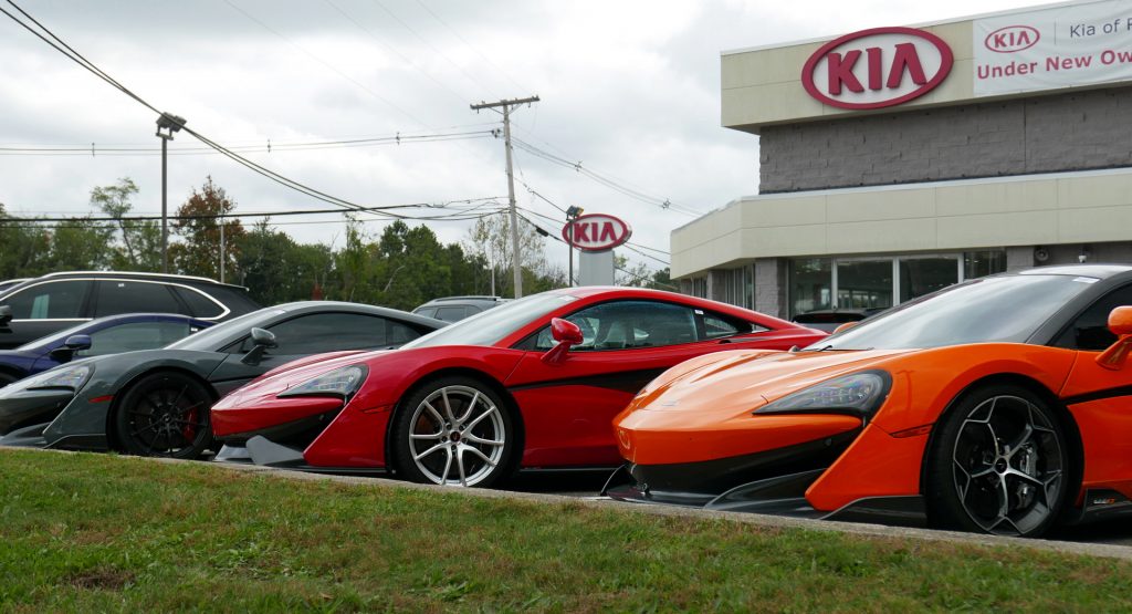 A Look Inside The Kia Dealership In New Jersey That Sells Lambos, McLarens, GT-Rs And Other Exotics